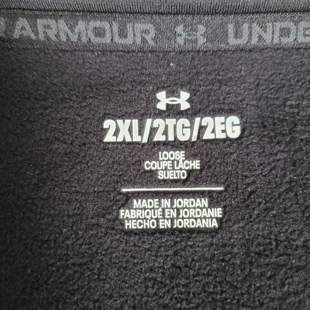 Under Armour Women's 2XL Sweatshirt Fleece Half-Zip Black NWT - Picture 7 of 11